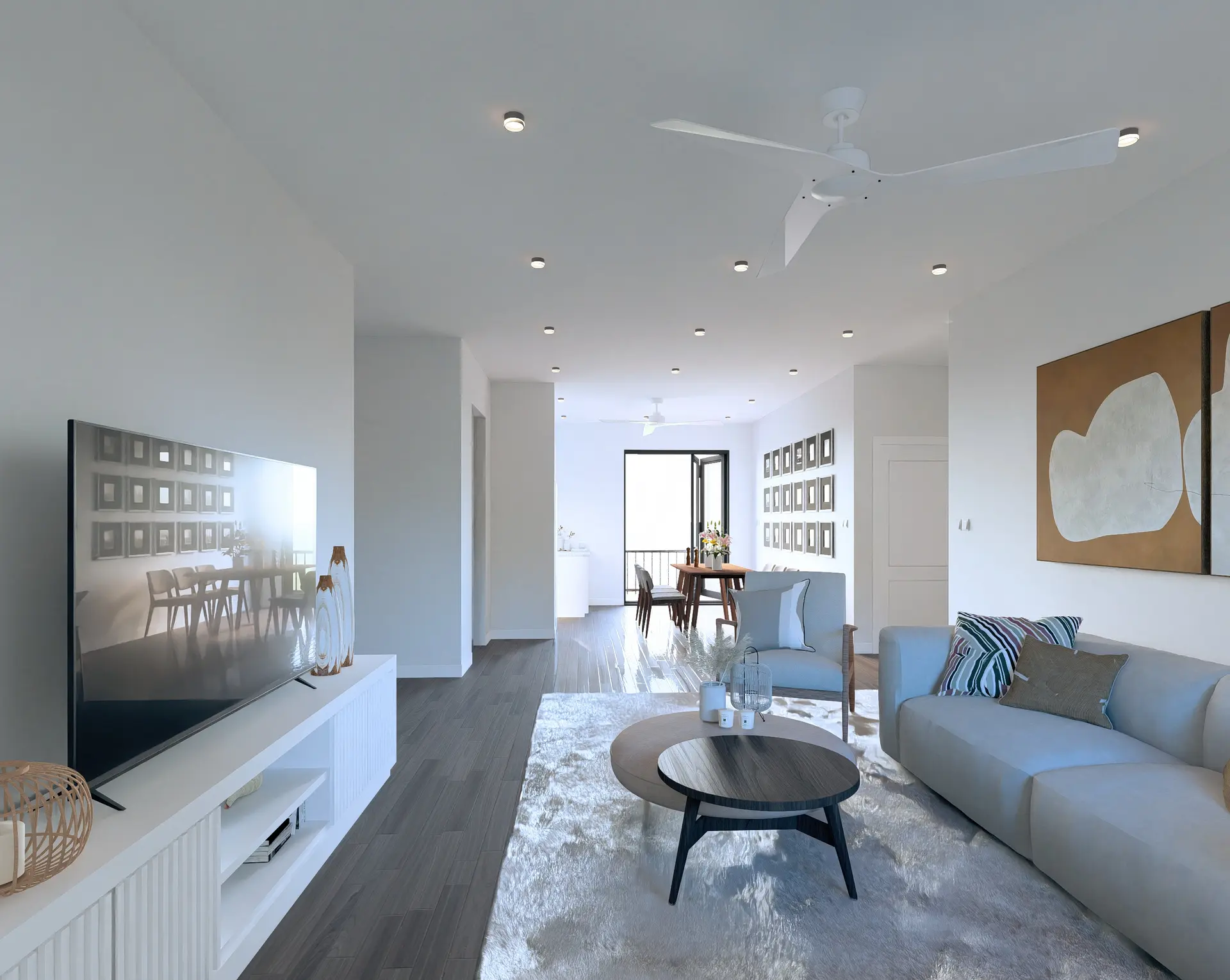 Modern Interior Living Space