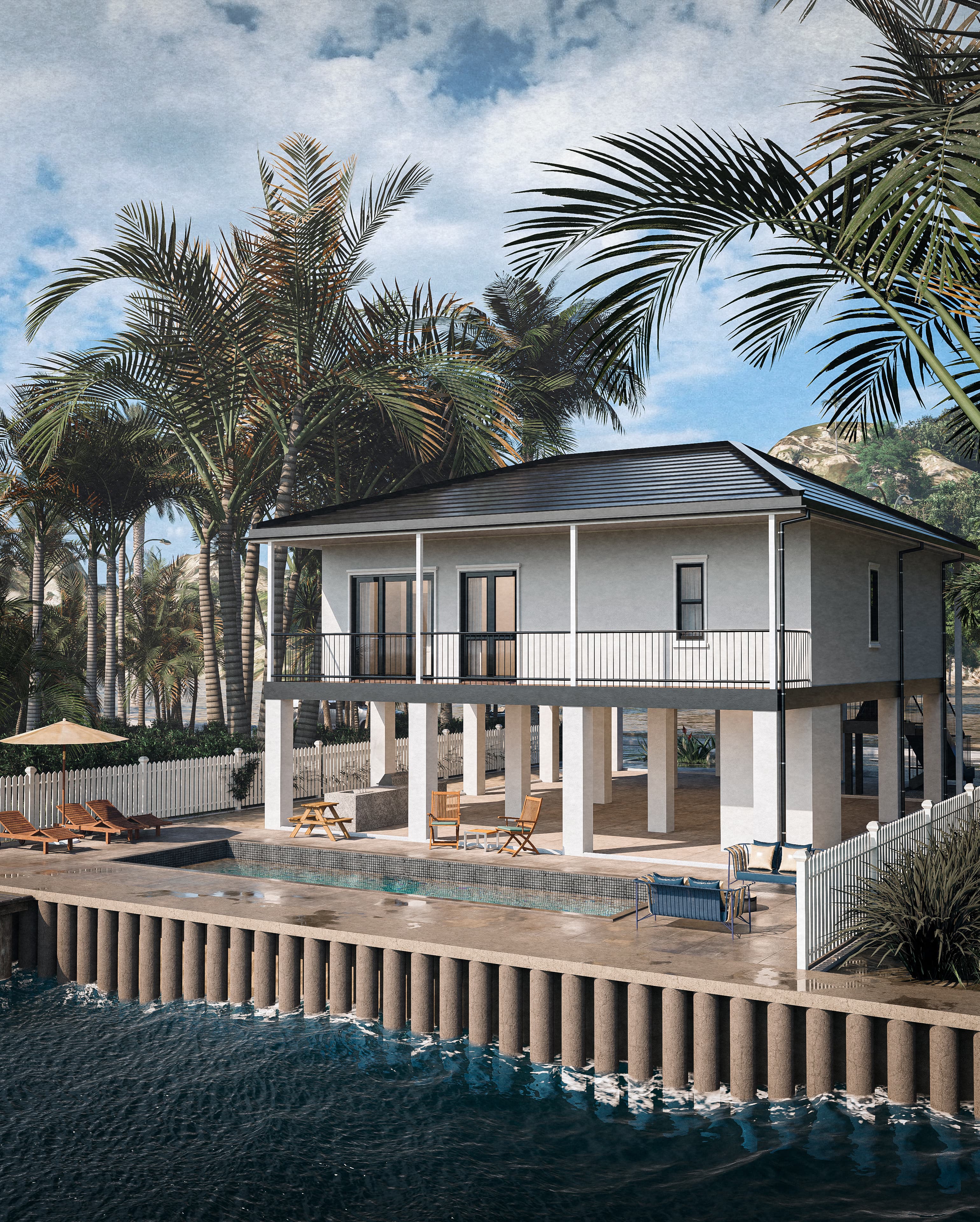 Steel Frame Rendering