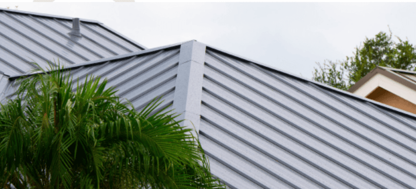 1" Standing Seam Galvalume Installed