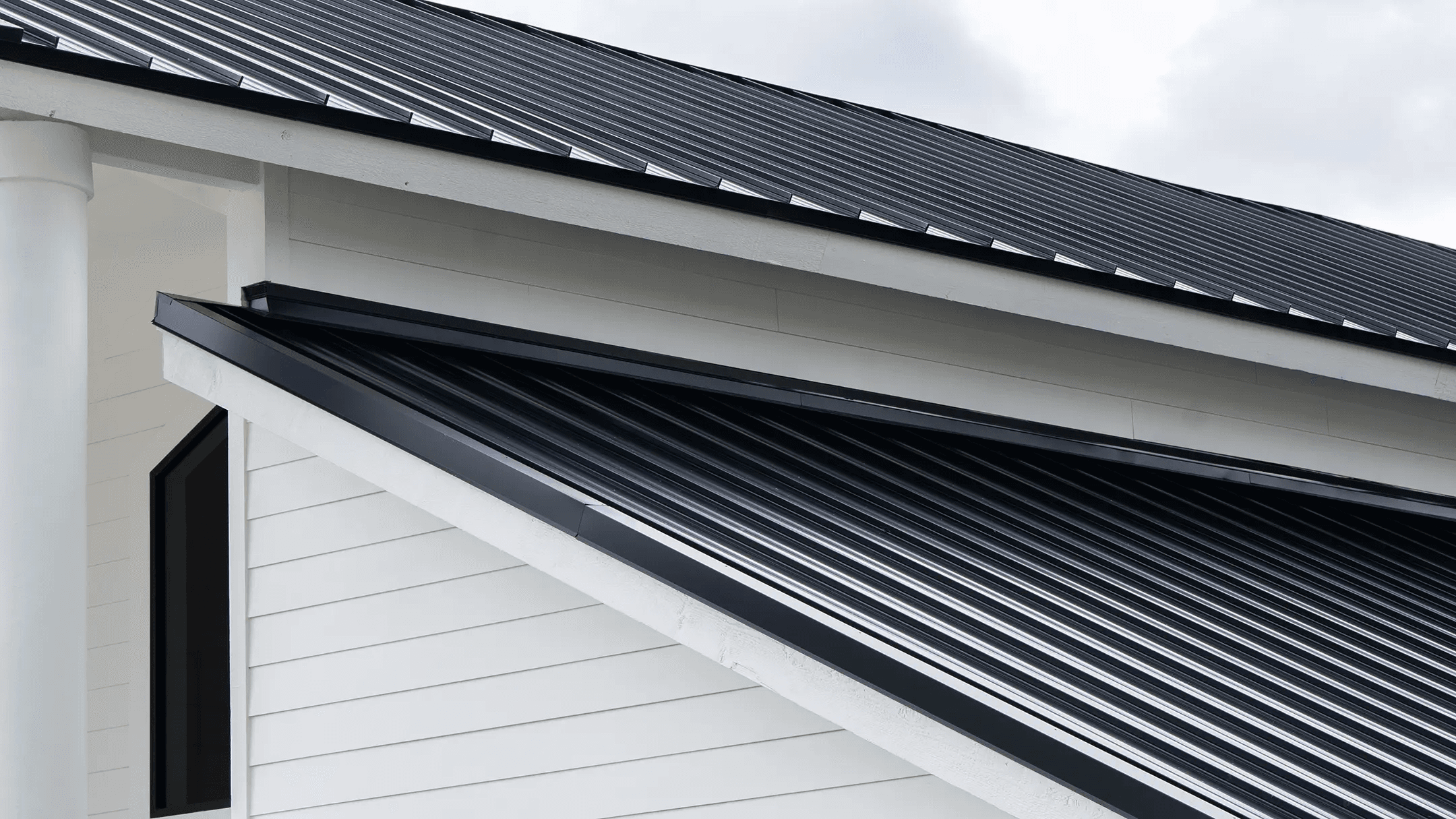 1 1/2" Standing Seam Galvalume Installed